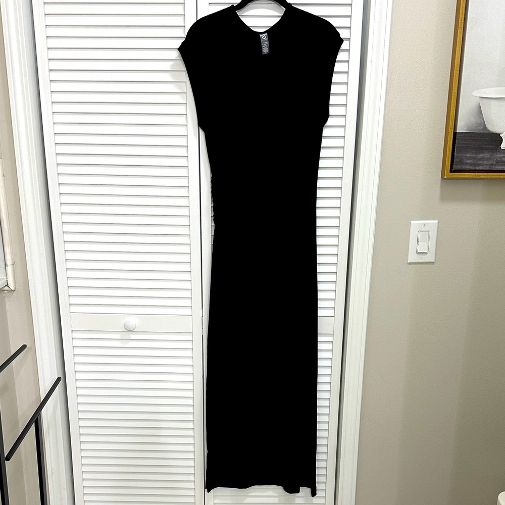 Lou & Grey from Loft  Elegant Black Maxi Dress